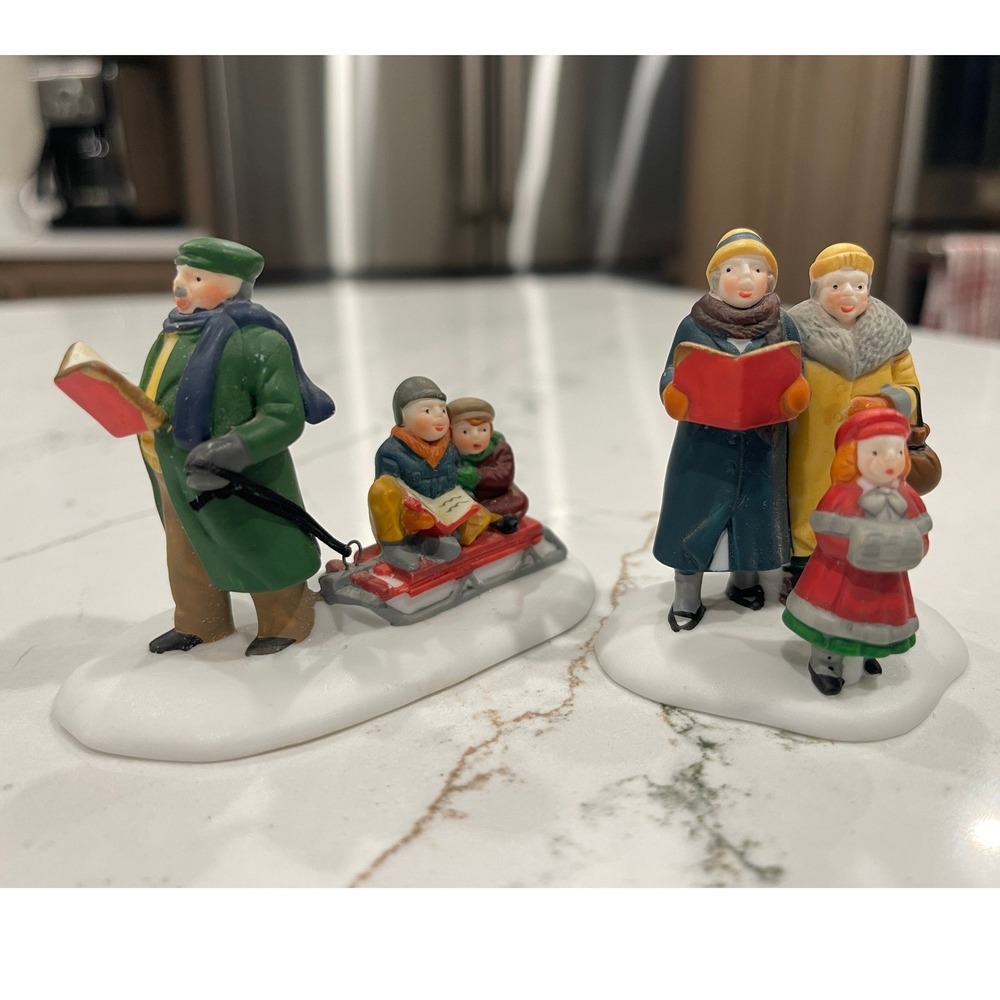 Department 56 CIC CAROLING Loose Figures Unboxed Heritage Village Christmas